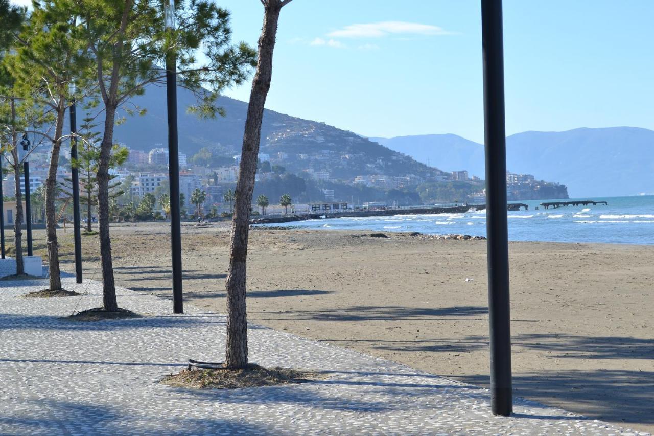 Apartamento Seaview Penthouse Terrace & Garage Vlorë Exterior foto